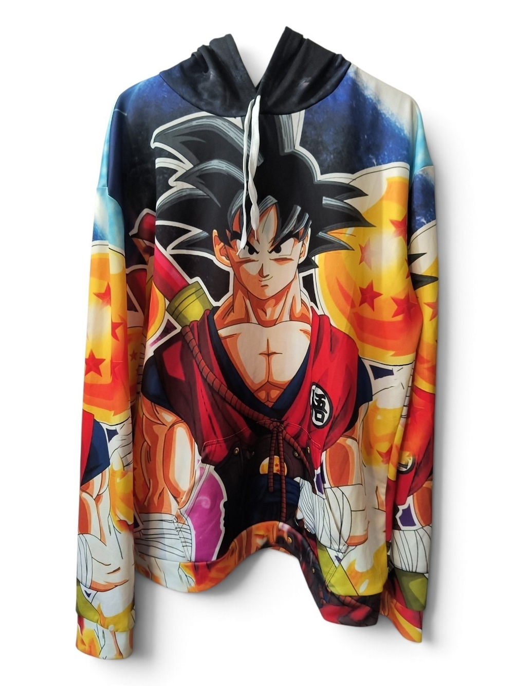 Dragon Ball Z Goku All Over 3D Print Pullover Hoodie - Size XL
